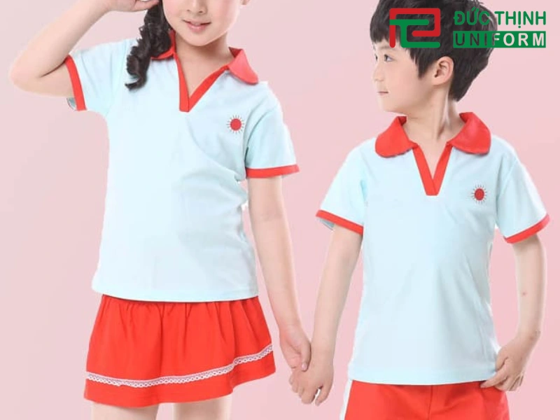 Mẫu đồng phục dành cho học sinh tiểu học đáng yêu