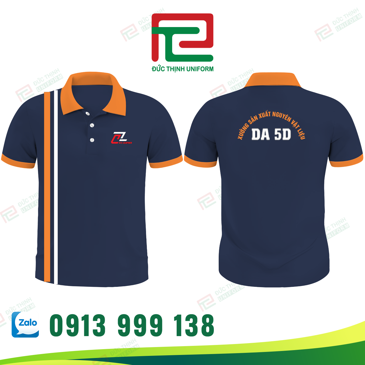 Áo thun đồng phục quảng cáo da 5D