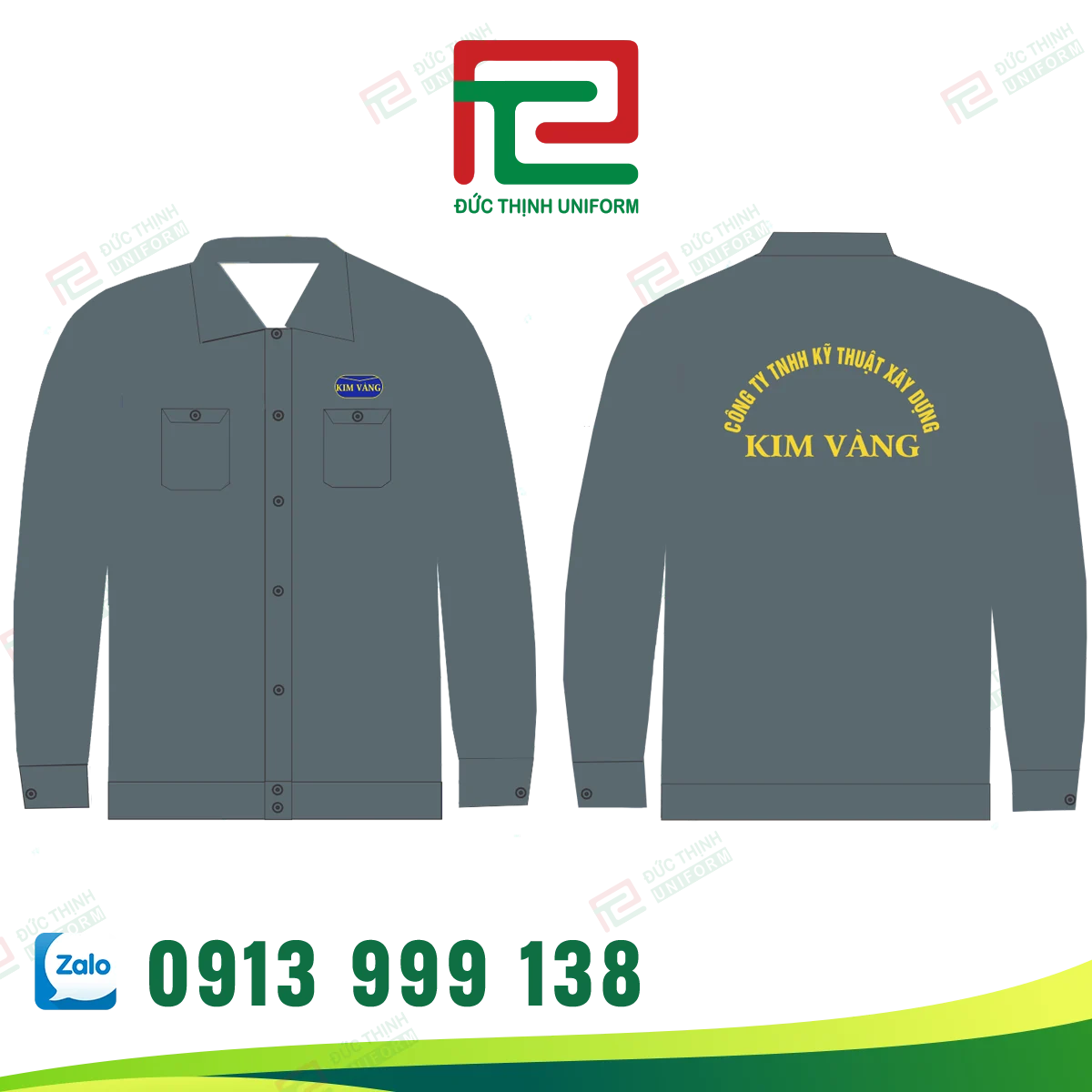 may áo thun đồng phục Polo tay dài