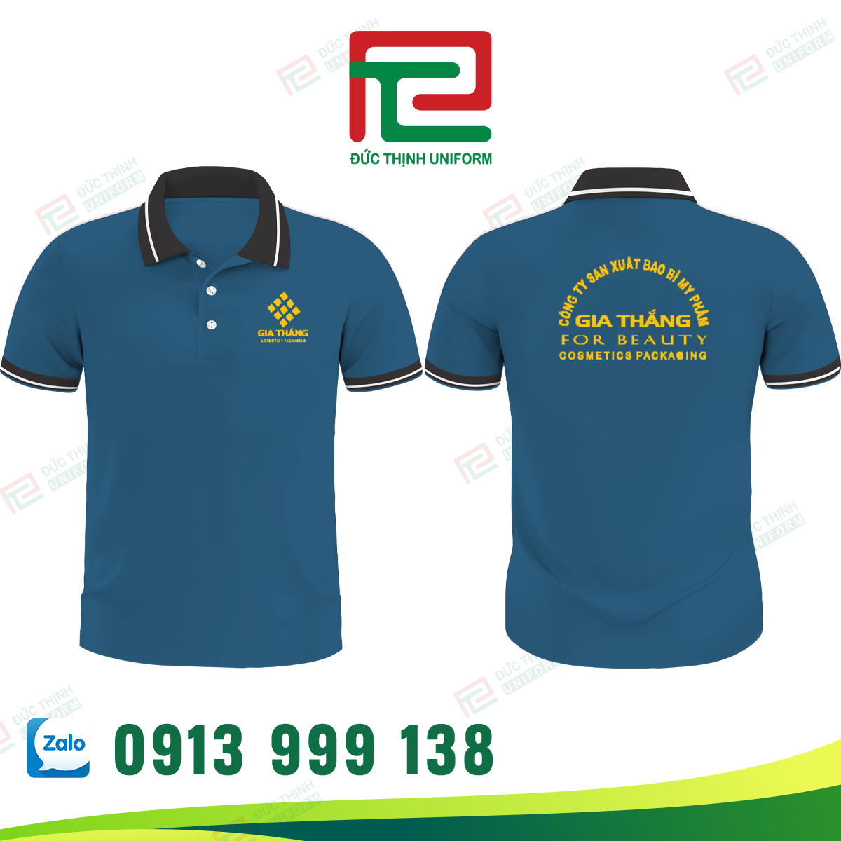 Áo thun đồng phục công ty bao bì Gia Thắng
