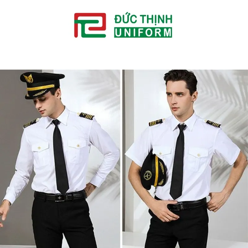Mẫu đồng phục bảo vệ màu trắng